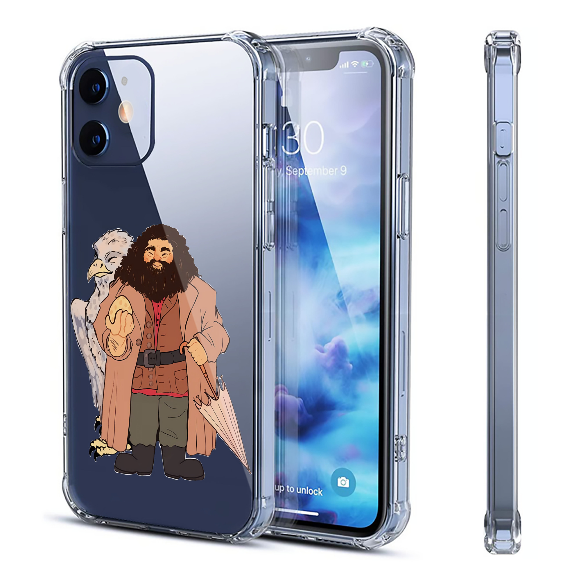 （画像用） Harry Potter ハリー・ポッターシリーズ 【iPhone 12シリーズ対応】透明スマホケース（クリアソフトケース）